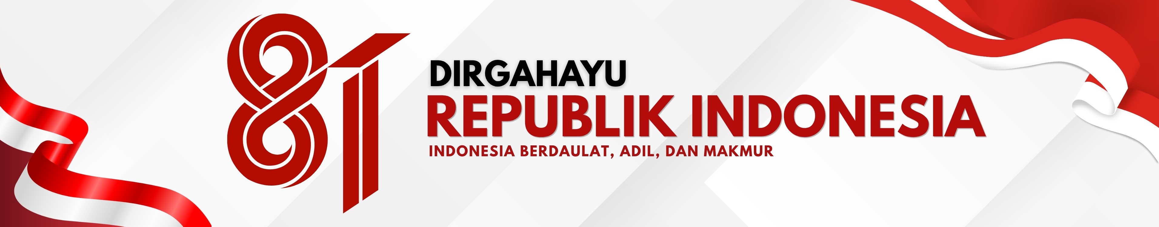 Banner HUT RI Ke-81