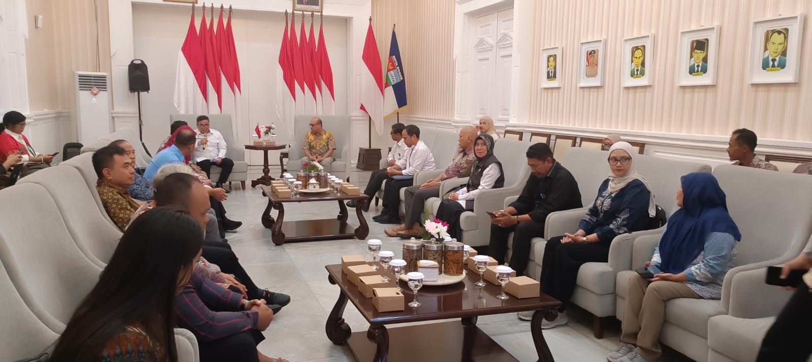 Penerimaan Tim Pemantauan Ormas Asing (TPOA) Lintas Kementerian dalam rangka Monitoring dan Evaluasi Penerusan Kerja Sama Kementerian Sosial dengan Childfund International
